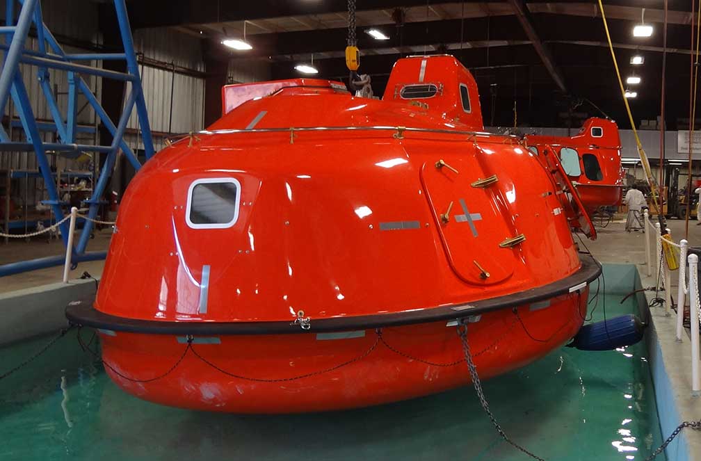 60 Man Lifeboat Capsule • Survival Systems International